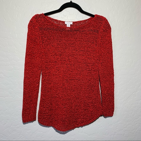 Chico’s Knit Long Sleeve Top - Picture 1 of 3